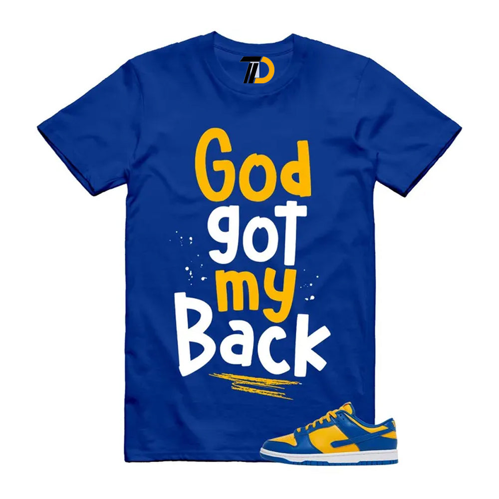 Dunk Blue Jay University Gold White Low Shirt To Match God Got My Back Streetwear T-Shirt 2022