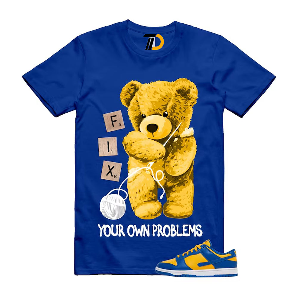 Dunk Blue Jay University Gold White Low Shirt To Match Fix Streetwear T-Shirt 2022