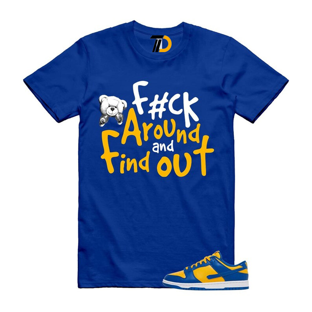 Dunk Blue Jay University Gold White Low Shirt To Match Fck Streetwear T-Shirt 2022