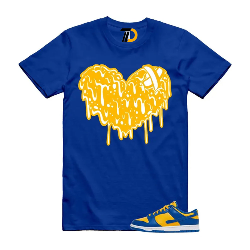 Dunk Blue Jay University Gold White Low Shirt To Match Drippy Heart Streetwear T-Shirt 2022