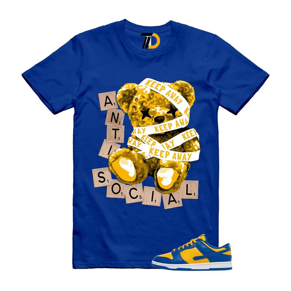 Dunk Blue Jay University Gold White Low Shirt To Match Anti Social Streetwear T-Shirt 2022