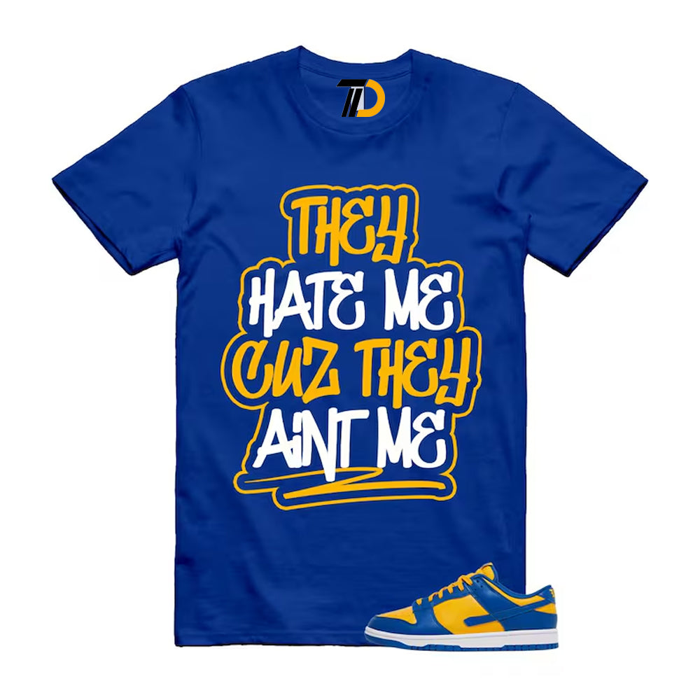 Dunk Blue Jay University Gold White Low Shirt To Match Aint Me Streetwear T-Shirt 2022