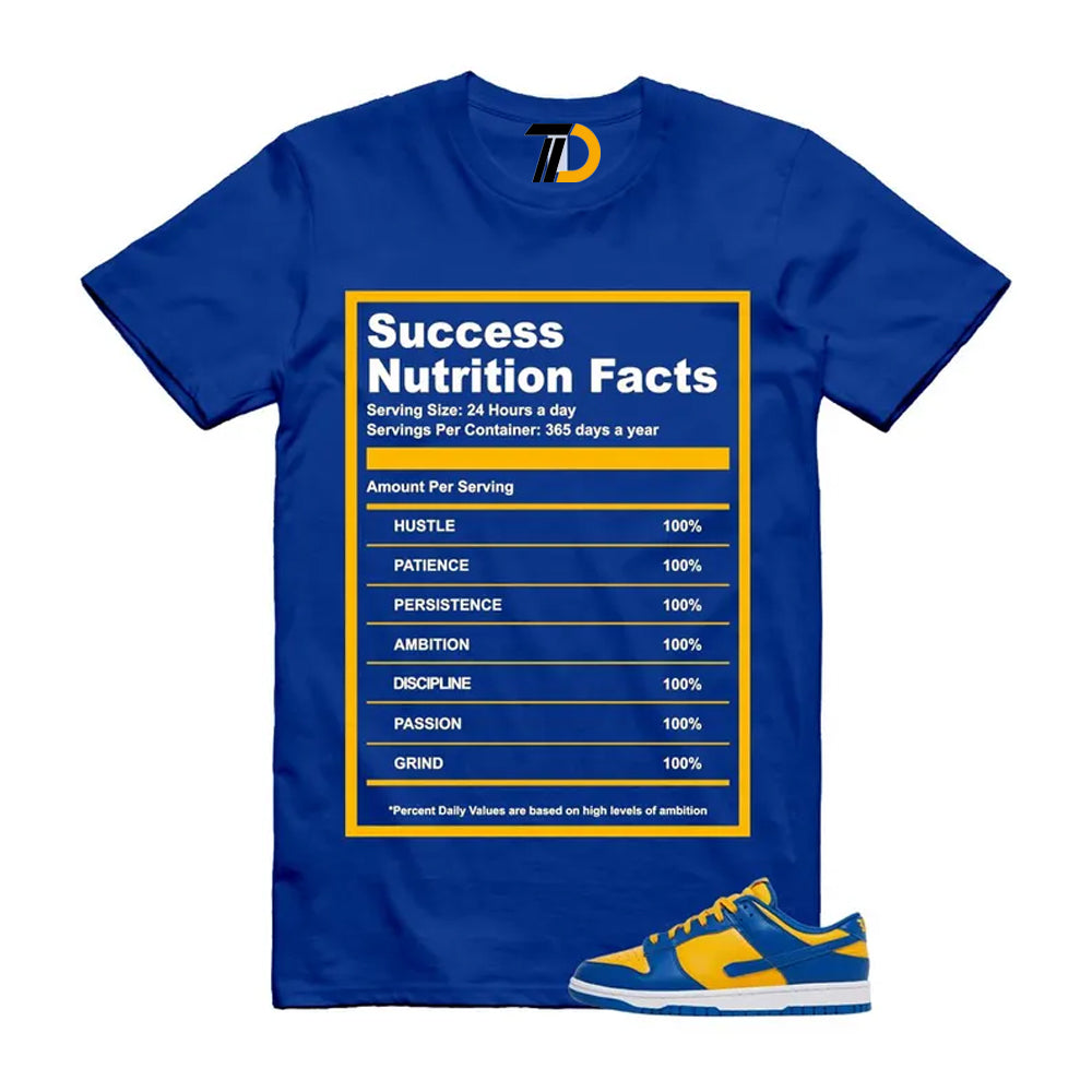Dunk Blue Jay University Gold White Low Shirt To Match Success Streetwear T-Shirt 2022