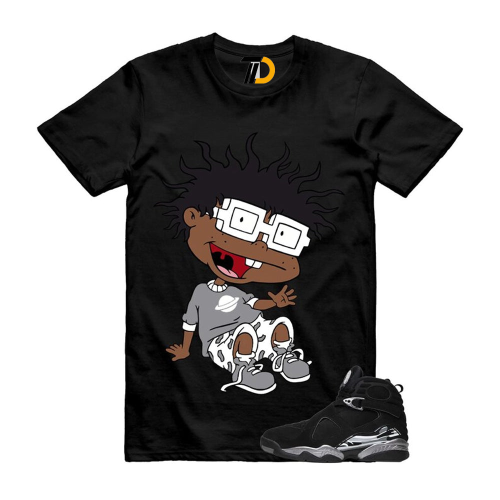 8 Chrome Grey White Shirt To Match Finster Streetwear T-Shirt 2026