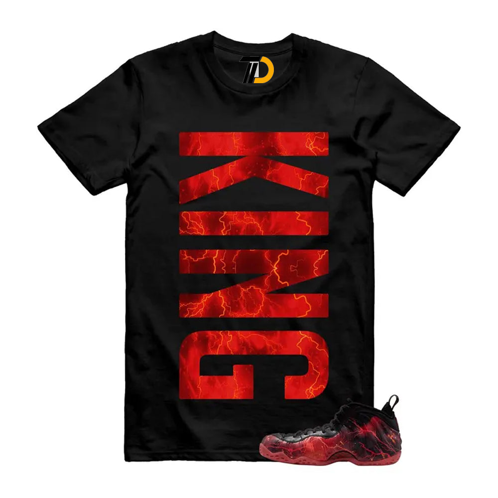 Foamposite One Stranger Black Bright Crimson Off Noir Red Lightning Stormy Air Shirt To Match King Vert Streetwear T-Shirt 2026