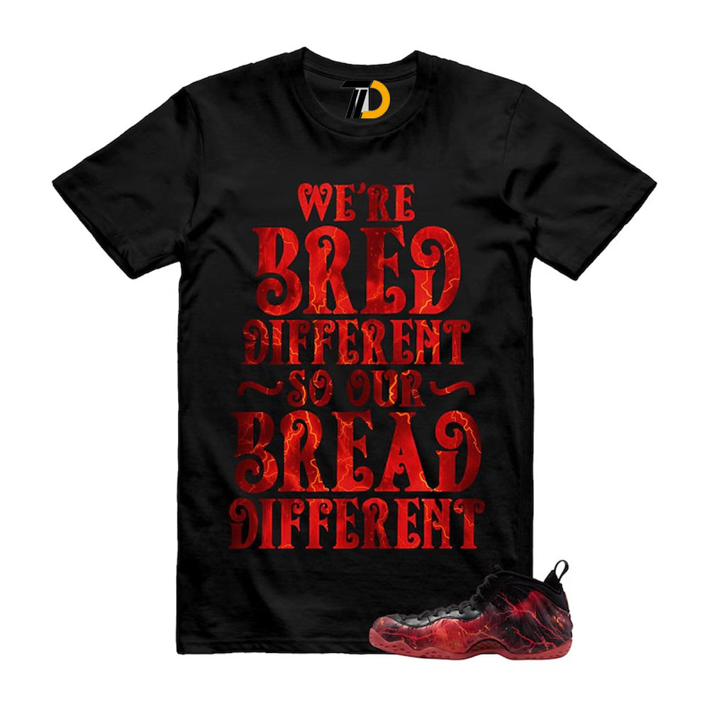 Foamposite One Stranger Black Bright Crimson Off Noir Red Lightning Stormy Air Shirt To Match Bread Streetwear T-Shirt 2026