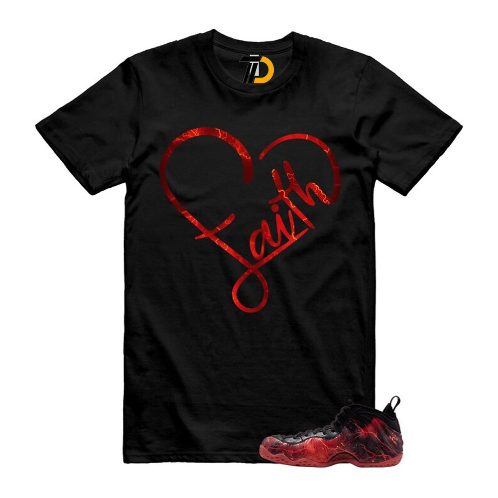 Foamposite One Stranger Black Bright Crimson Off Noir Red Lightning Stormy Air Shirt To Match Faith Streetwear T-Shirt 2026