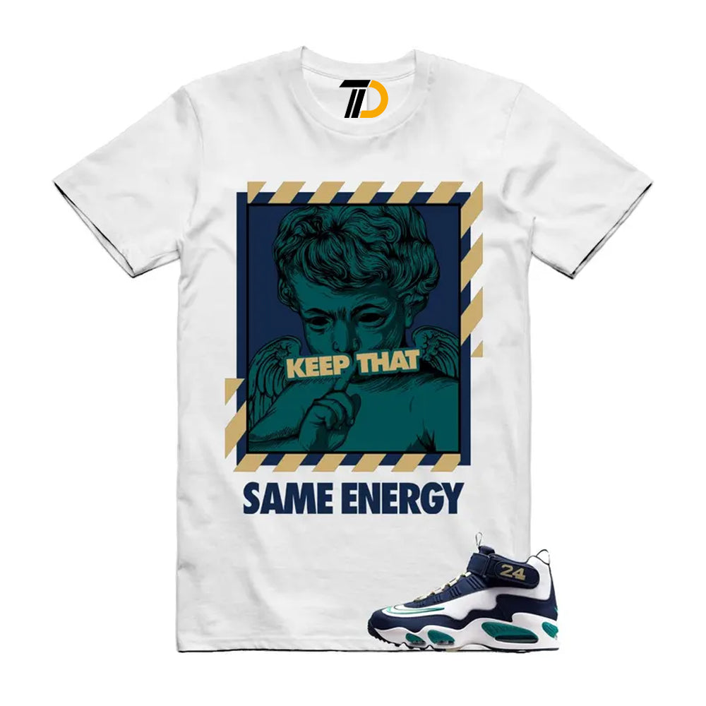 Air Griffey Max 1 Fresh Water Midnight Navy White Team Gold HBCU Swingman Classic Shirt To Match Energy Streetwear T-Shirt 2026