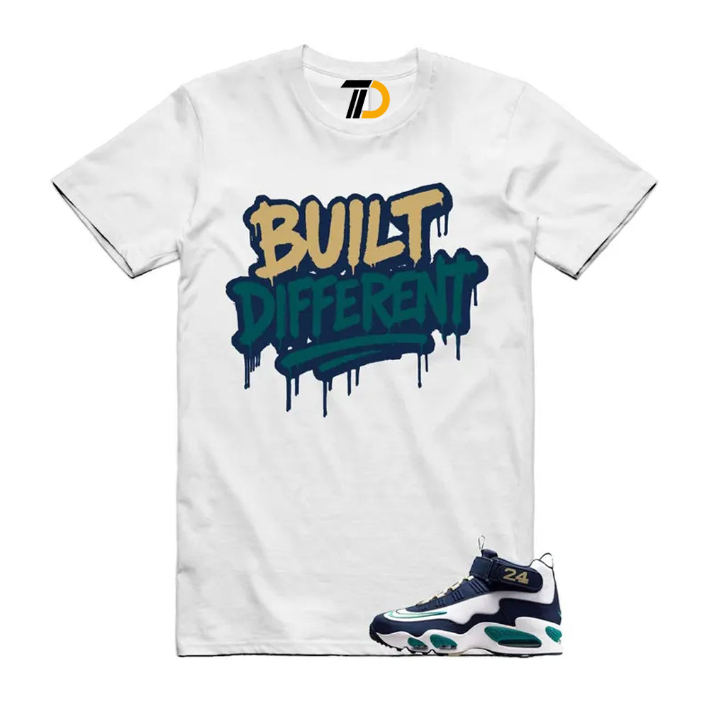 Air Griffey Max 1 Fresh Water Midnight Navy White Team Gold HBCU Swingman Classic Shirt To Match Built Different Streetwear T-Shirt 2026