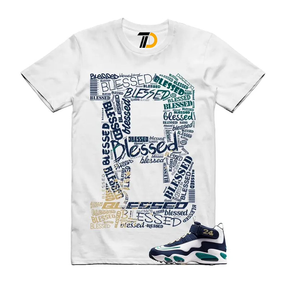 Air Griffey Max 1 Fresh Water Midnight Navy White Team Gold HBCU Swingman Classic Shirt To Match B Blessed Streetwear T-Shirt 2026