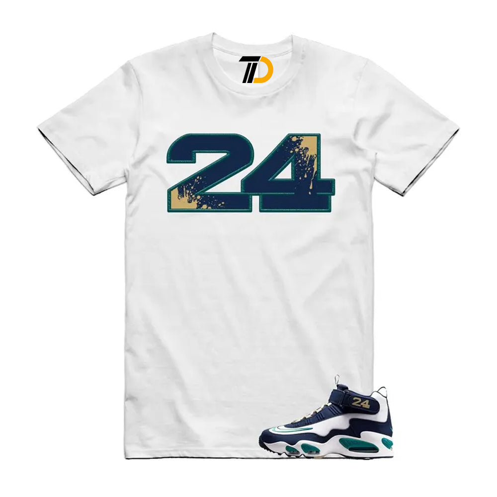 Air Griffey Max 1 Fresh Water Midnight Navy White Team Gold HBCU Swingman Classic Shirt To Match 24 Streetwear T-Shirt 2026