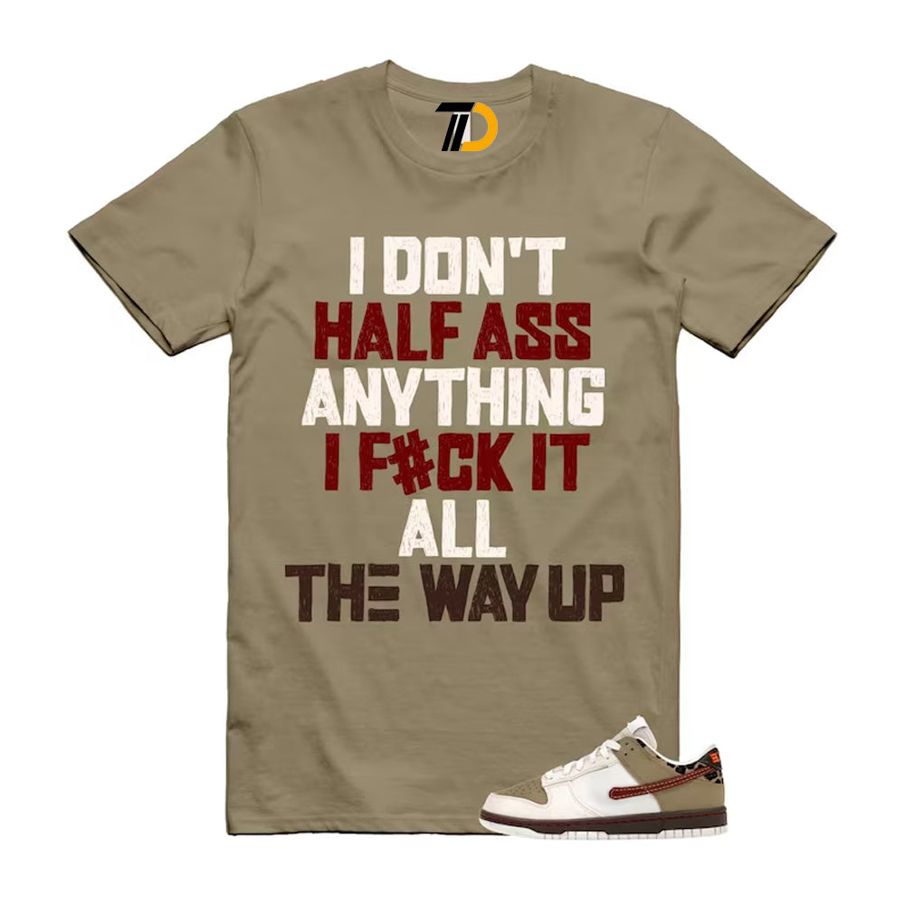 Dunk Khaki Team Red Pearl White Baroque Brown Low Shirt To Match Half Streetwear T-Shirt 2025