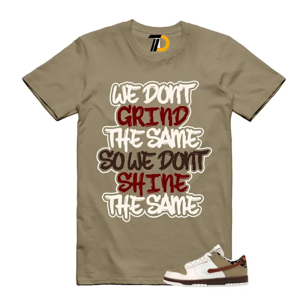 Dunk Khaki Team Red Pearl White Baroque Brown Low Shirt To Match Grind Streetwear T-Shirt 2025
