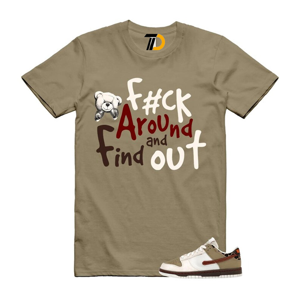 Dunk Khaki Team Red Pearl White Baroque Brown Low Shirt To Match Fck Streetwear T-Shirt 2025