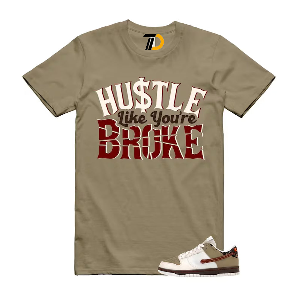 Dunk Khaki Team Red Pearl White Baroque Brown Low Shirt To Match Broke Streetwear T-Shirt 2025