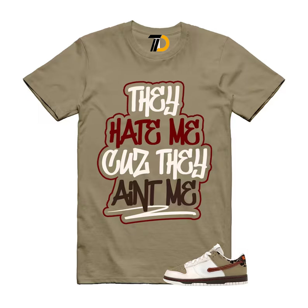 Dunk Khaki Team Red Pearl White Baroque Brown Low Shirt To Match Aint Me Streetwear T-Shirt 2025