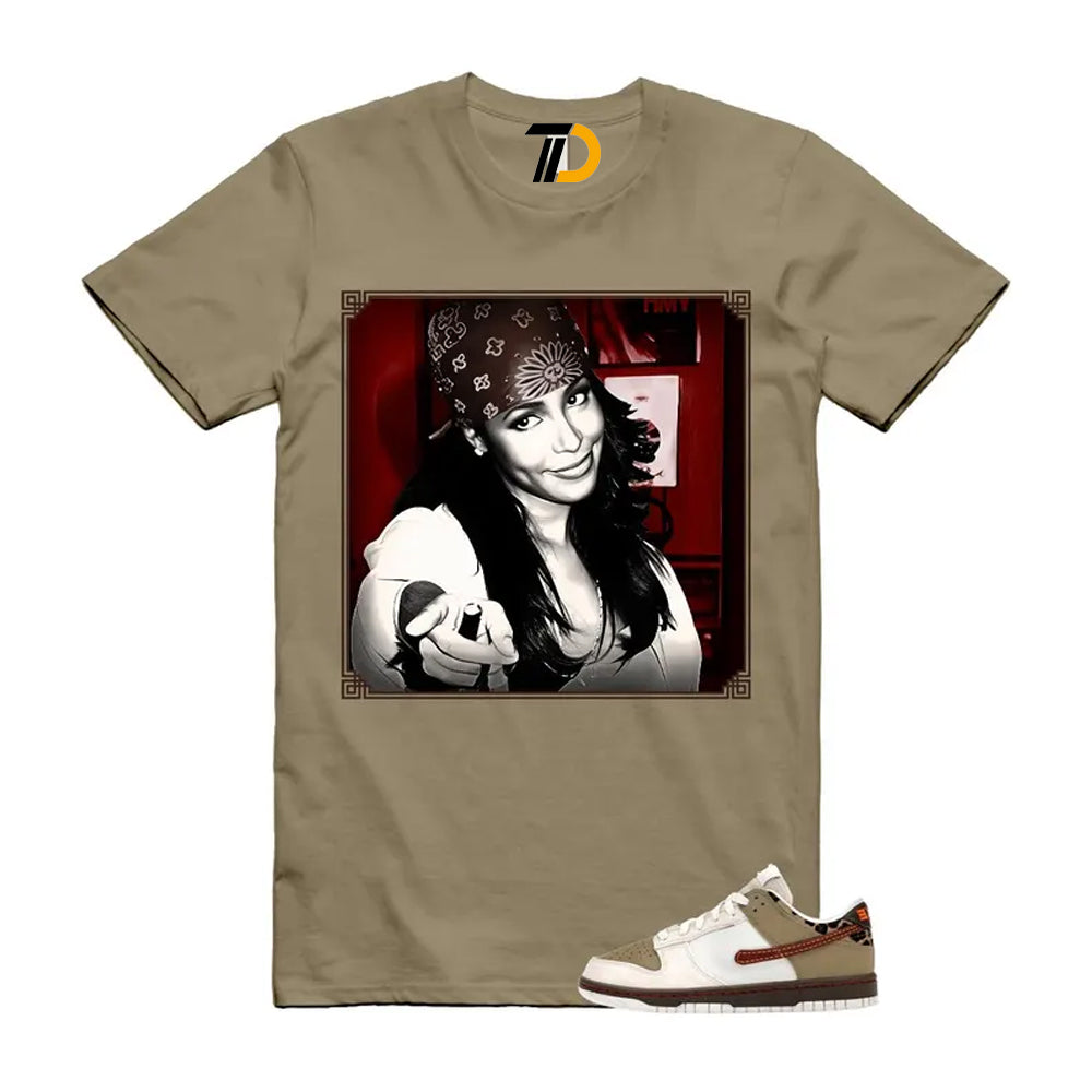 Dunk Khaki Team Red Pearl White Baroque Brown Low Shirt To Match Liyah Streetwear T-Shirt 2025