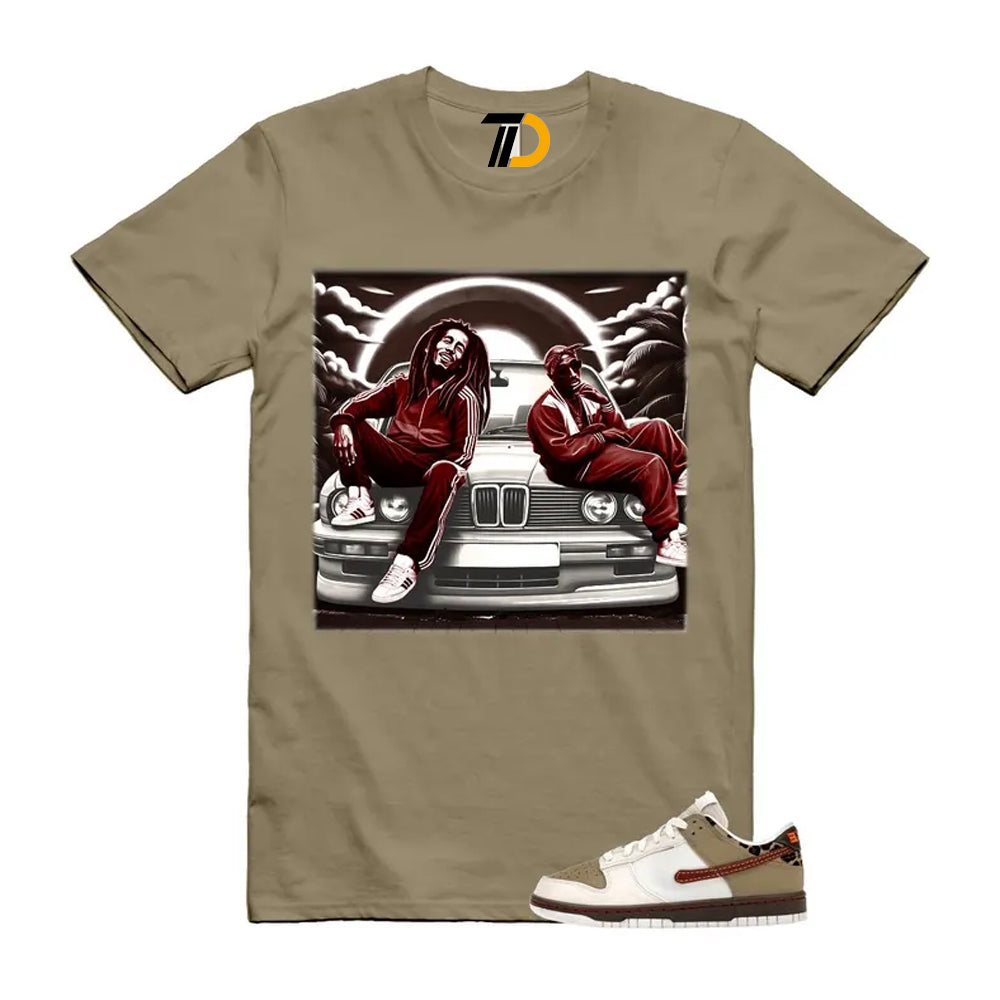 Dunk Khaki Team Red Pearl White Baroque Brown Low Shirt To Match Bob Pac Streetwear T-Shirt 2025