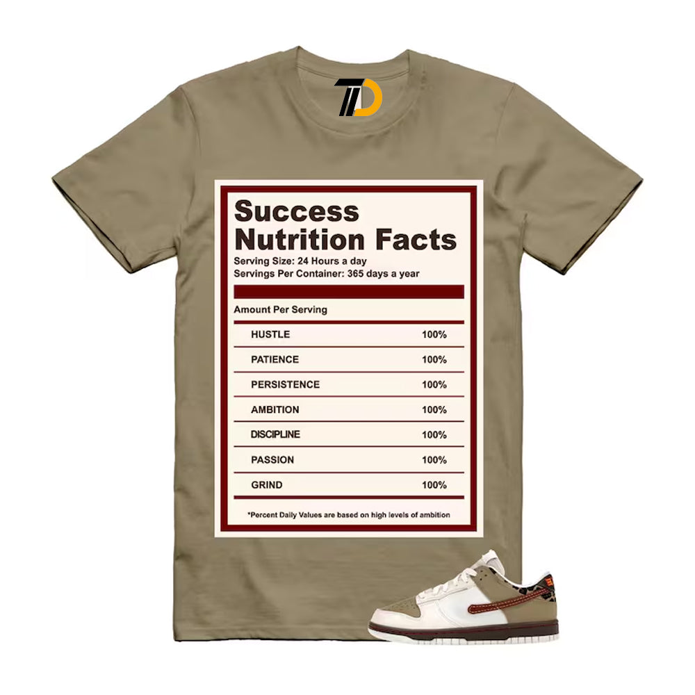 Dunk Khaki Team Red Pearl White Baroque Brown Low Shirt To Match Success Streetwear T-Shirt 2025