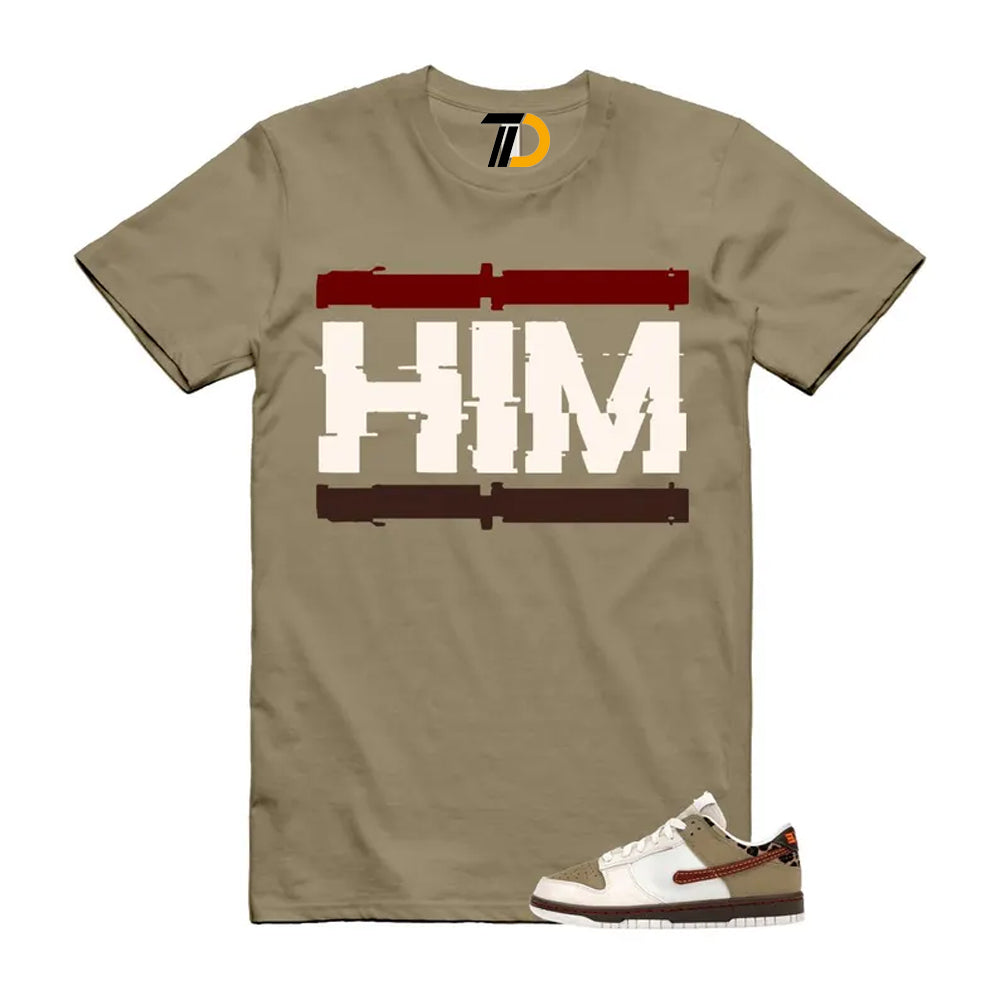 Dunk Khaki Team Red Pearl White Baroque Brown Low Shirt To Match Him Streetwear T-Shirt 2025