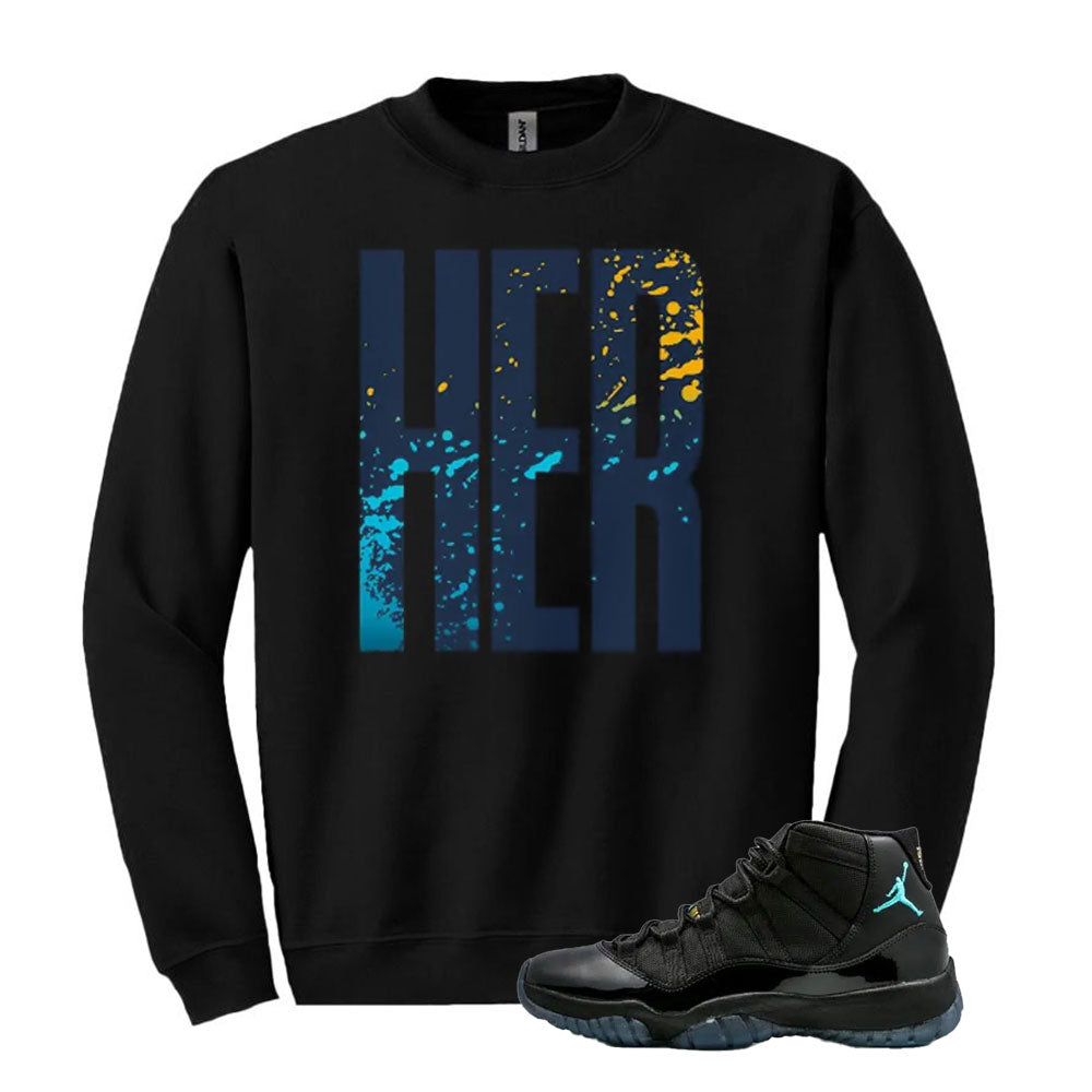 11 Retro Gamma Blue Sweatshirt To Match Her Sweatshirt 2025
