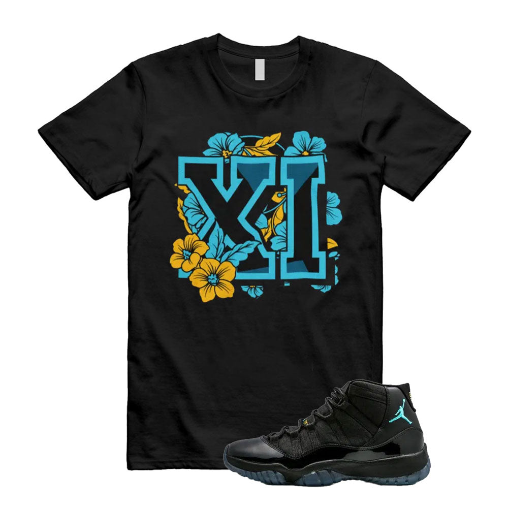11 Retro Gamma Blue Shirt To Match XI Floral T-Shirt 2025