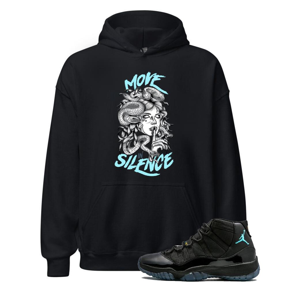 11 Retro Gamma Blue Hoodie To Match Move In Silence Hoodie 2025