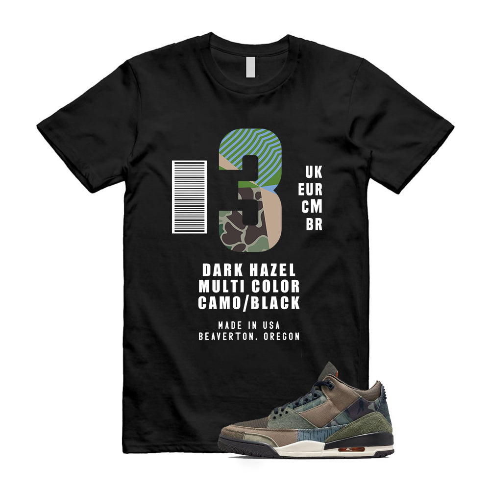 Air Jordan 3 Patchwork Shirt To Match Box Label Softstyle T-Shirt