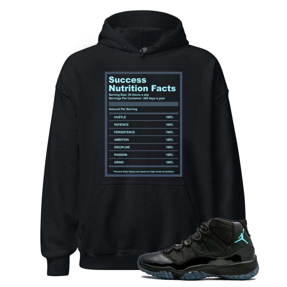 11 Retro Gamma Blue Hoodie To Match Success Nutrition Facts Hoodie 2025