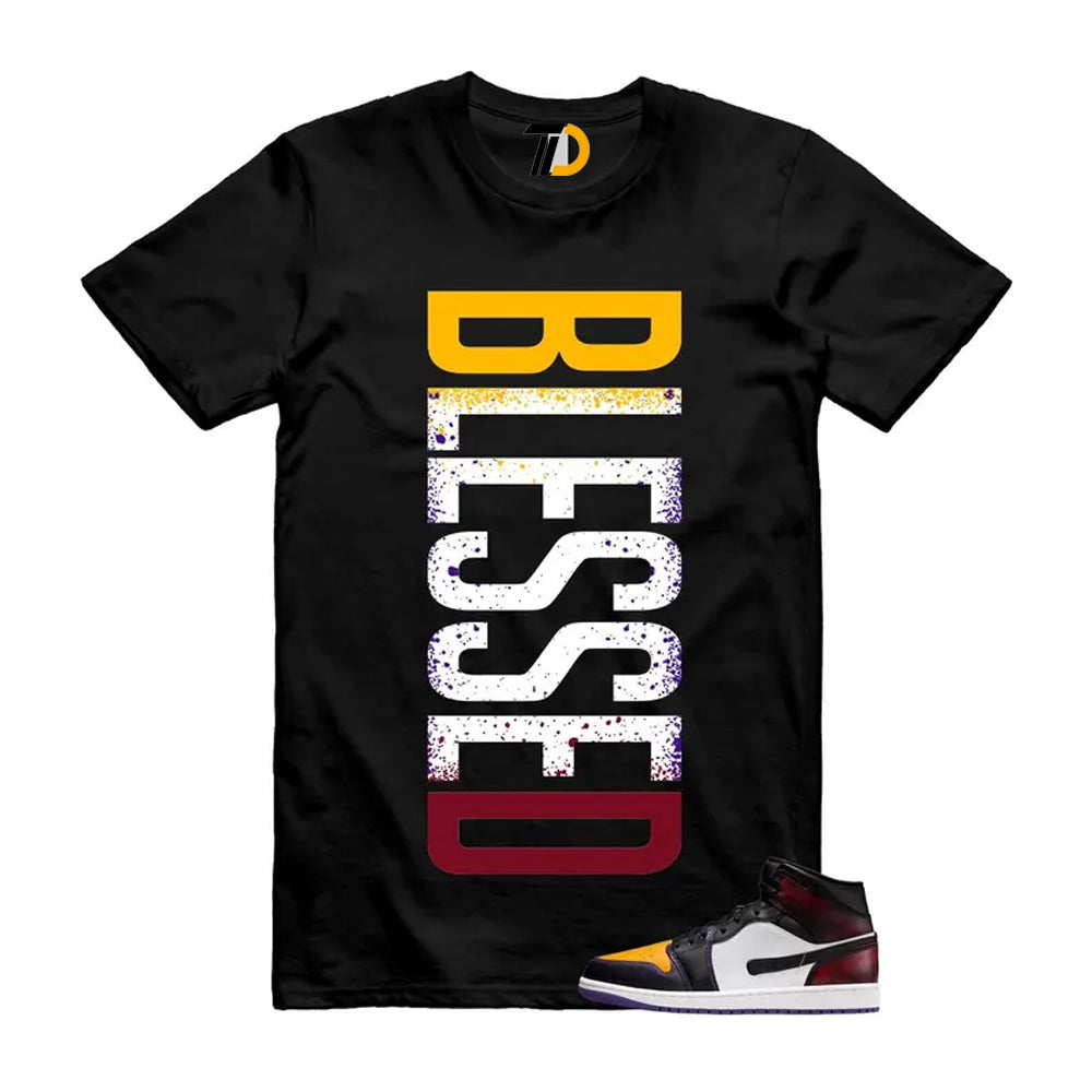 1 LA to Chicago Black White Red Court Purple Yellow Mid Shirt To Match Vertbls T-Shirt 2026