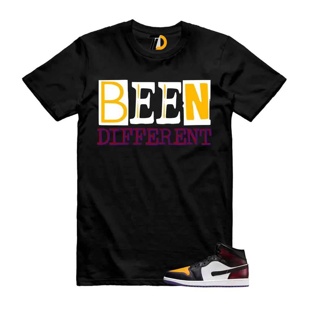 1 LA to Chicago Black White Red Court Purple Yellow Mid Shirt To Match Been Different T-Shirt 2026