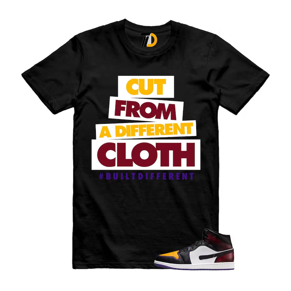 1 LA to Chicago Black White Red Court Purple Yellow Mid Shirt To Match Cloth T-Shirt 2026
