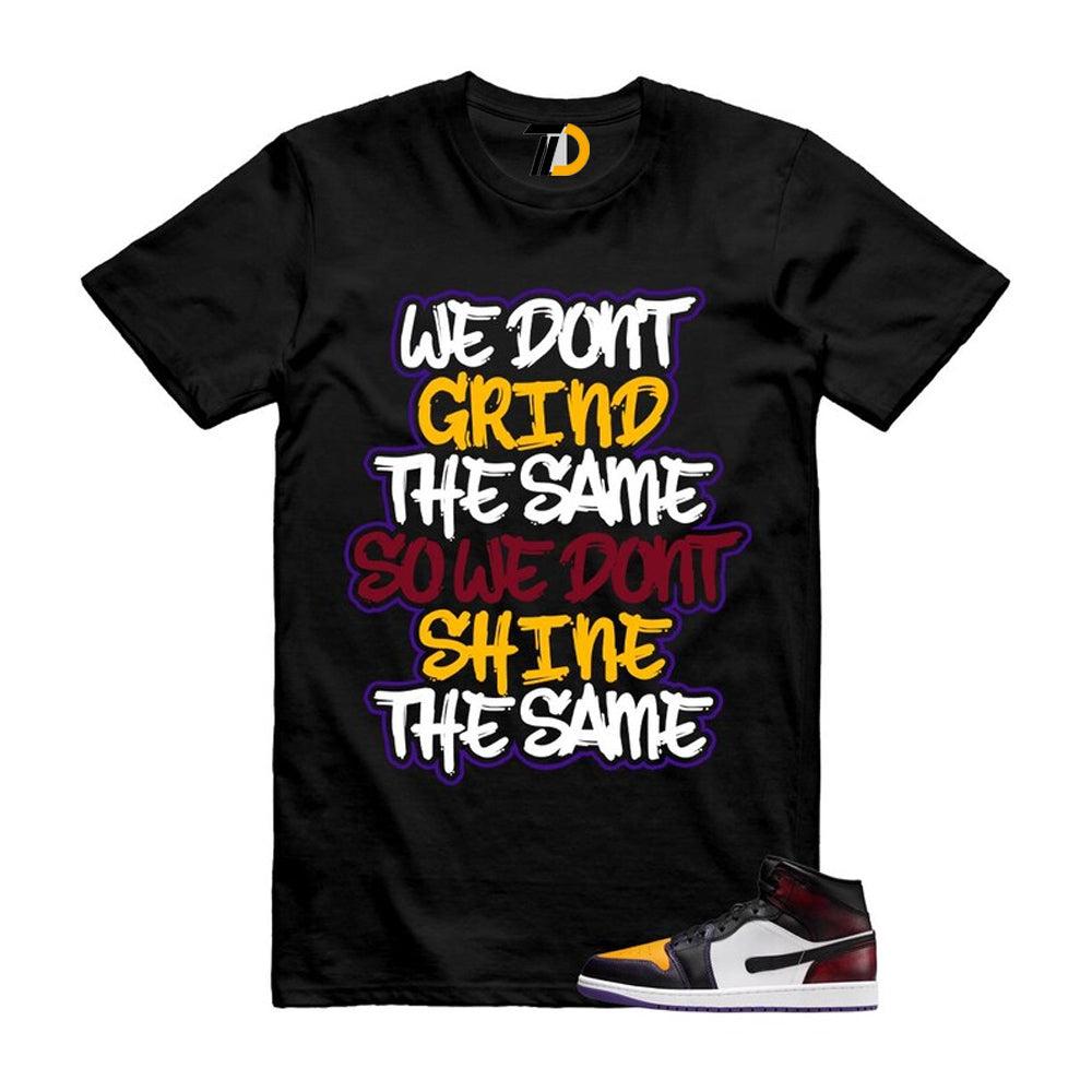 1 LA to Chicago Black White Red Court Purple Yellow Mid Shirt To Match Grind T-Shirt 2026