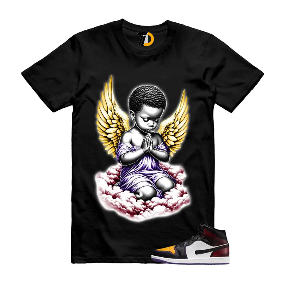1 LA to Chicago Black White Red Court Purple Yellow Mid Shirt To Match Angel T-Shirt 2026