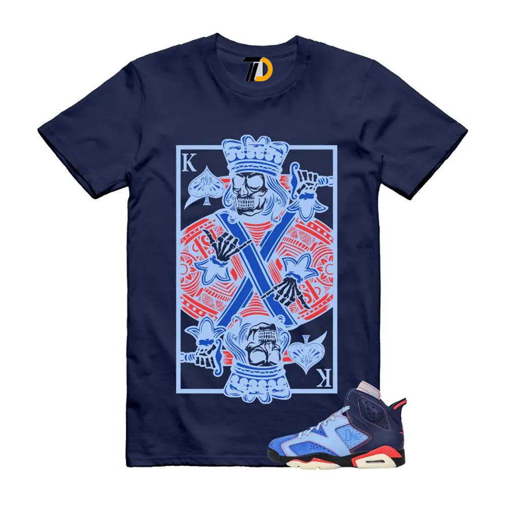 6 Blueberry Awake NY Midnight Navy Infrared 23 Game Shirt To Match King Card T-Shirt 2026
