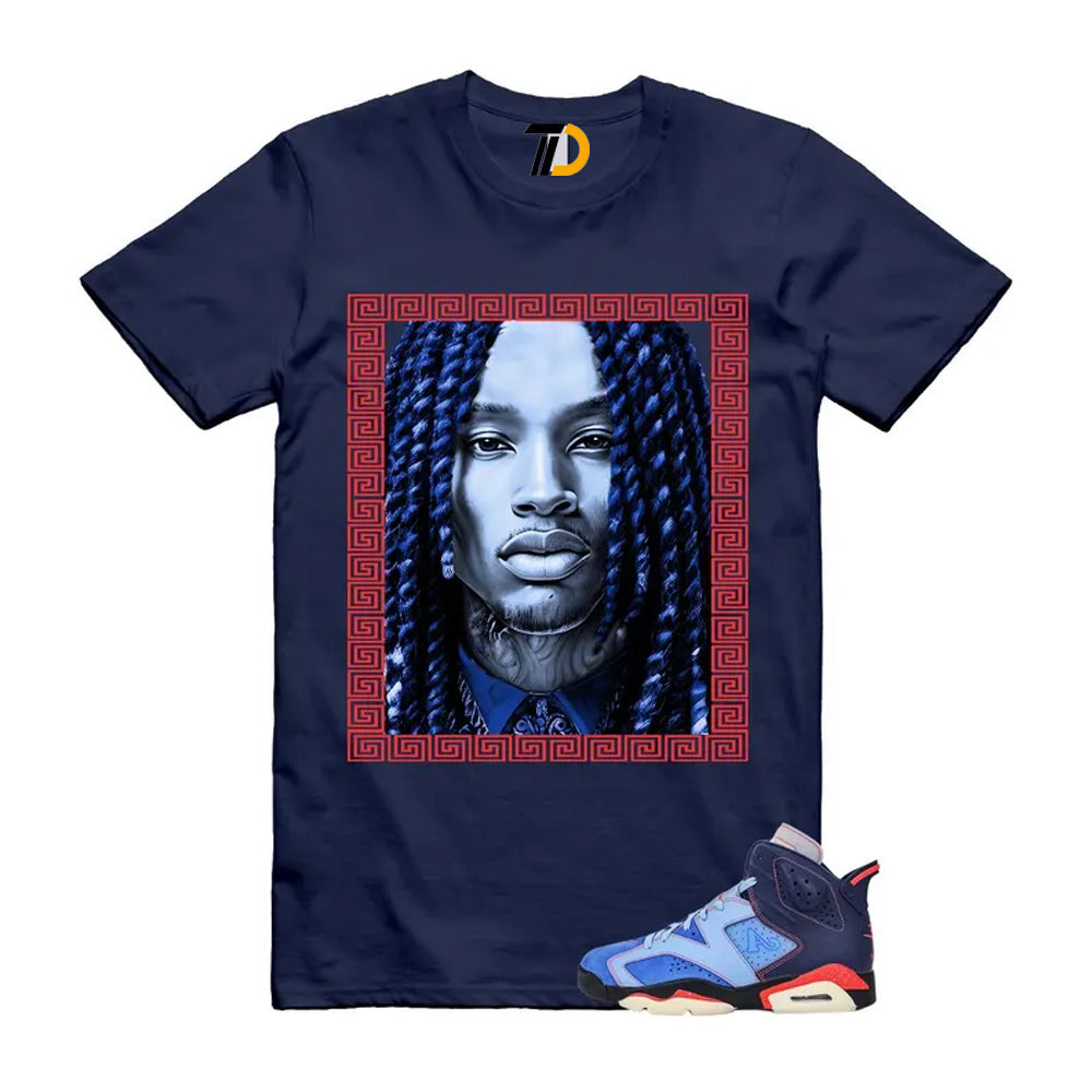 6 Blueberry Awake NY Midnight Navy Infrared 23 Game Shirt To Match Von T-Shirt 2026