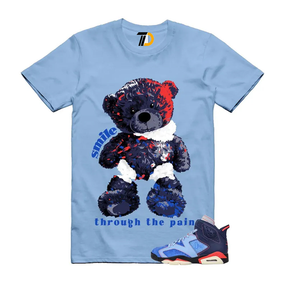 6 Blueberry Awake NY Midnight Navy Infrared 23 Game Shirt To Match Out Here Being Cute T-Shirt 2026