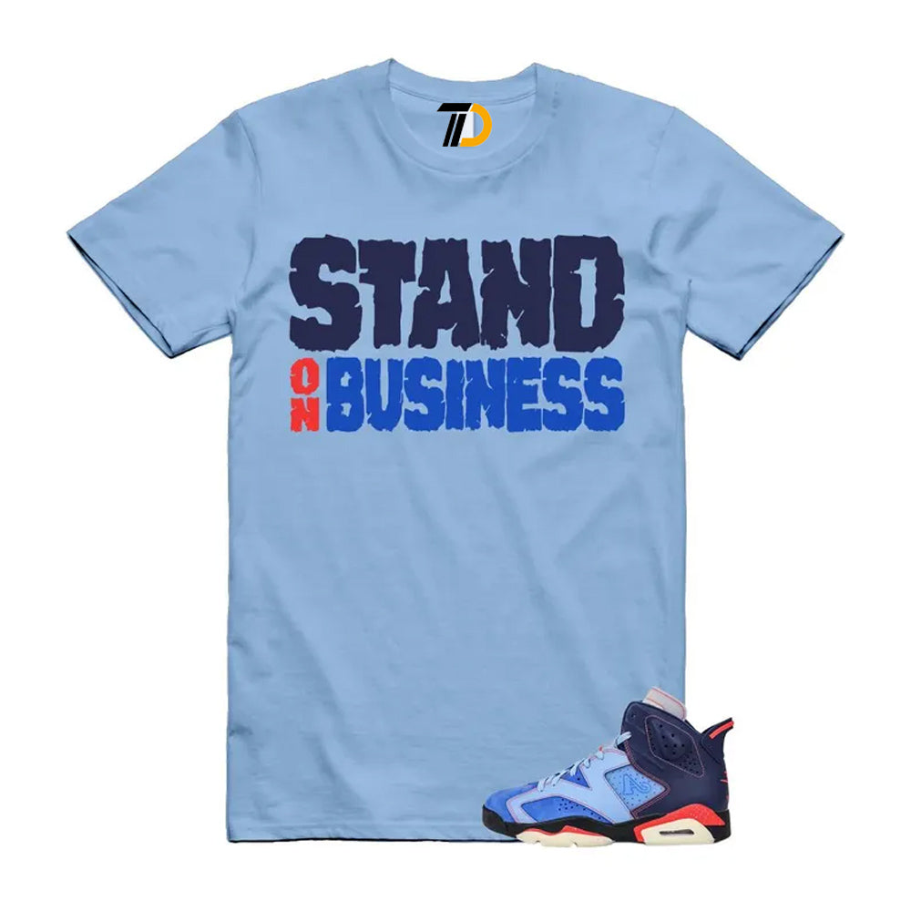 6 Blueberry Awake NY Midnight Navy Infrared 23 Game Shirt To Match Stand On Business T-Shirt 2026
