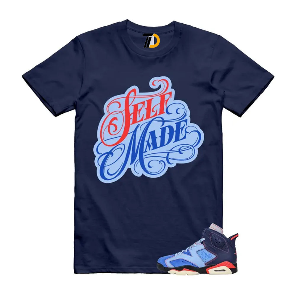 6 Blueberry Awake NY Midnight Navy Infrared 23 Game Shirt To Match Sefl Made T-Shirt 2026