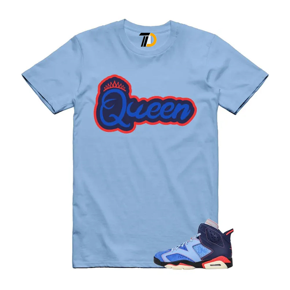 6 Blueberry Awake NY Midnight Navy Infrared 23 Game Shirt To Match Queen T-Shirt 2026
