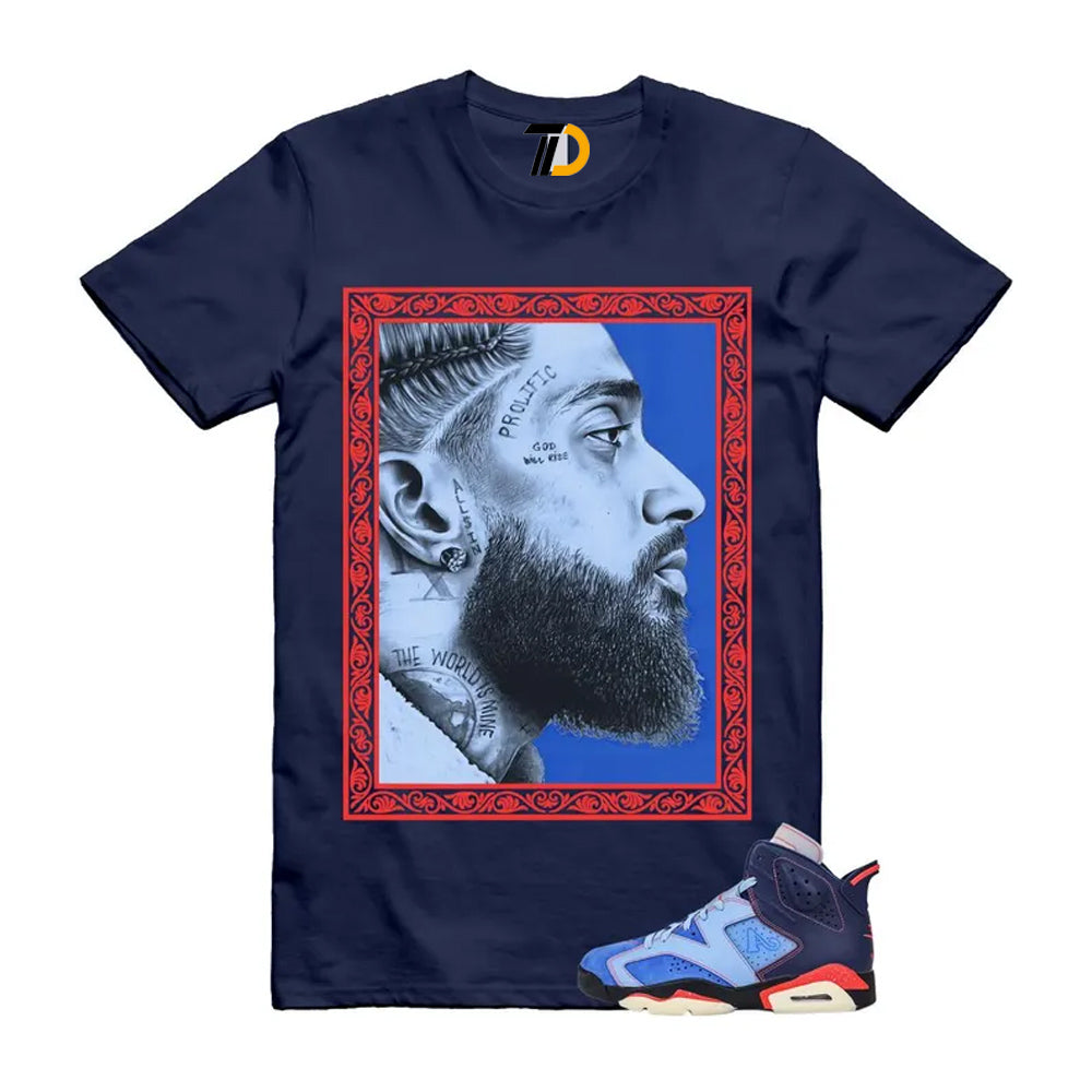 6 Blueberry Awake NY Midnight Navy Infrared 23 Game Shirt To Match Nip T-Shirt 2026