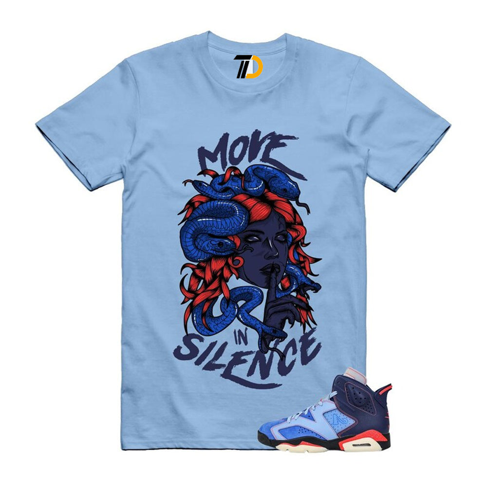 6 Blueberry Awake NY Midnight Navy Infrared 23 Game Shirt To Match Move In Silence T-Shirt 2026