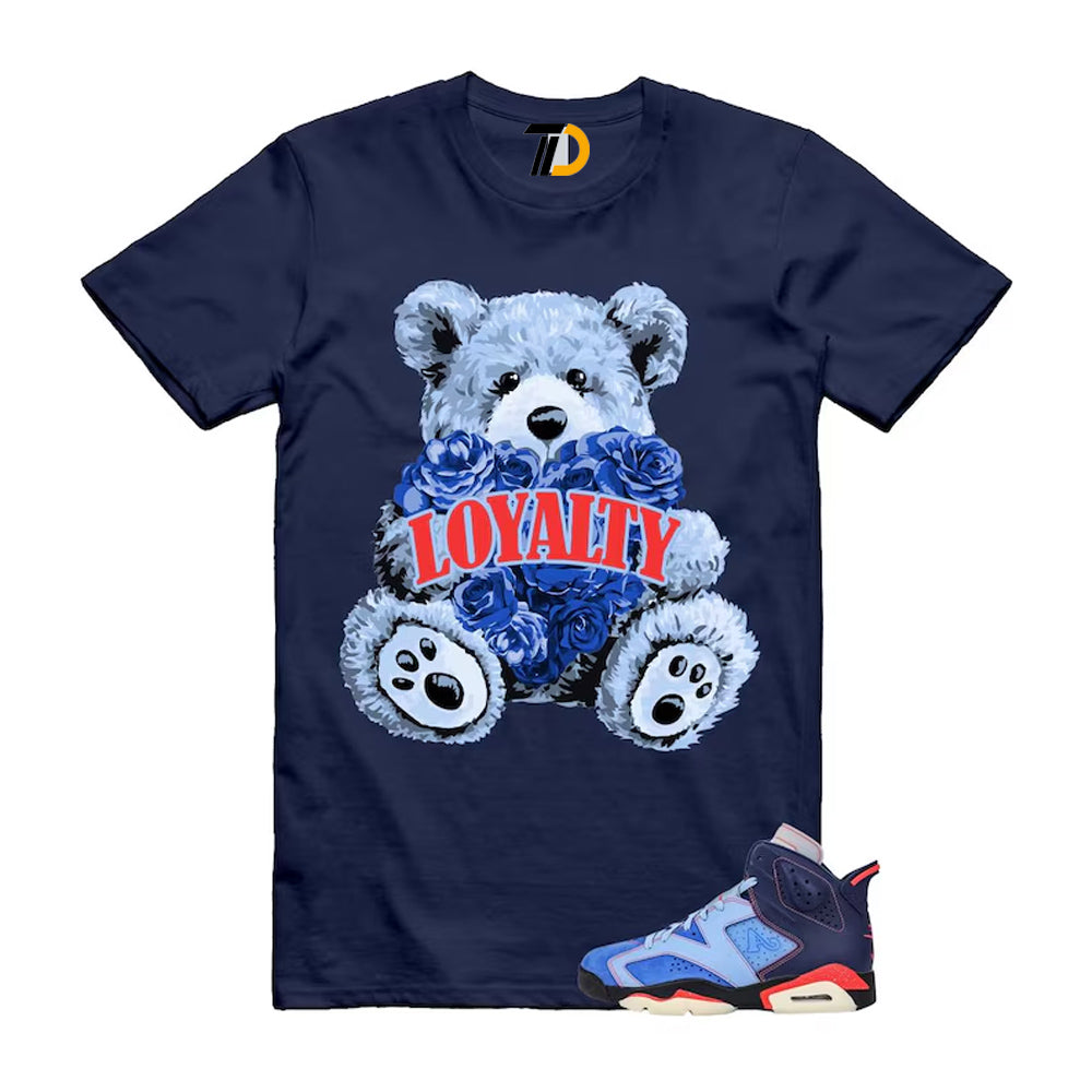 6 Blueberry Awake NY Midnight Navy Infrared 23 Game Shirt To Match Loyalty T-Shirt 2026