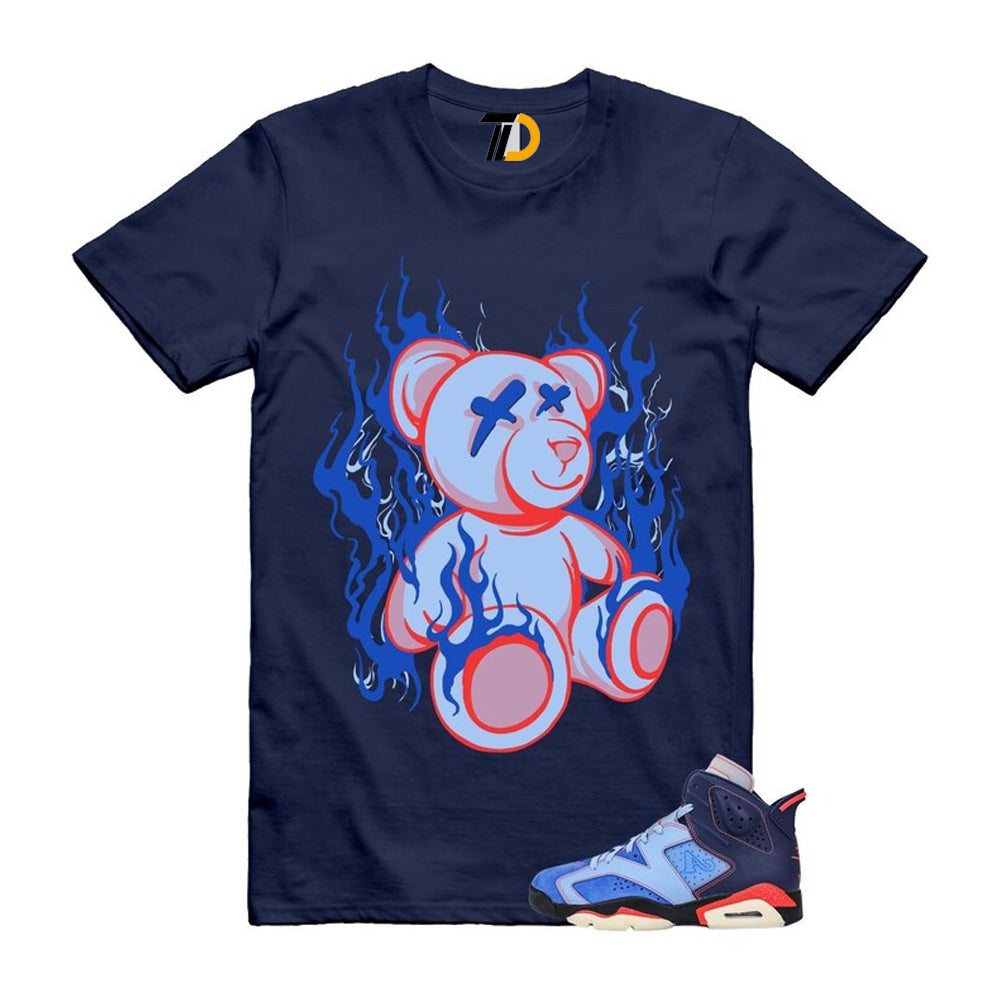6 Blueberry Awake NY Midnight Navy Infrared 23 Game Shirt To Match Lit T-Shirt 2026