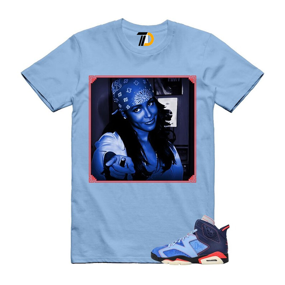 6 Blueberry Awake NY Midnight Navy Infrared 23 Game Shirt To Match Liyah T-Shirt 2026