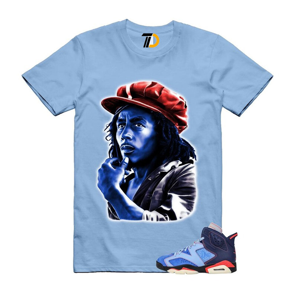 6 Blueberry Awake NY Midnight Navy Infrared 23 Game Shirt To Match Marley T-Shirt 2026