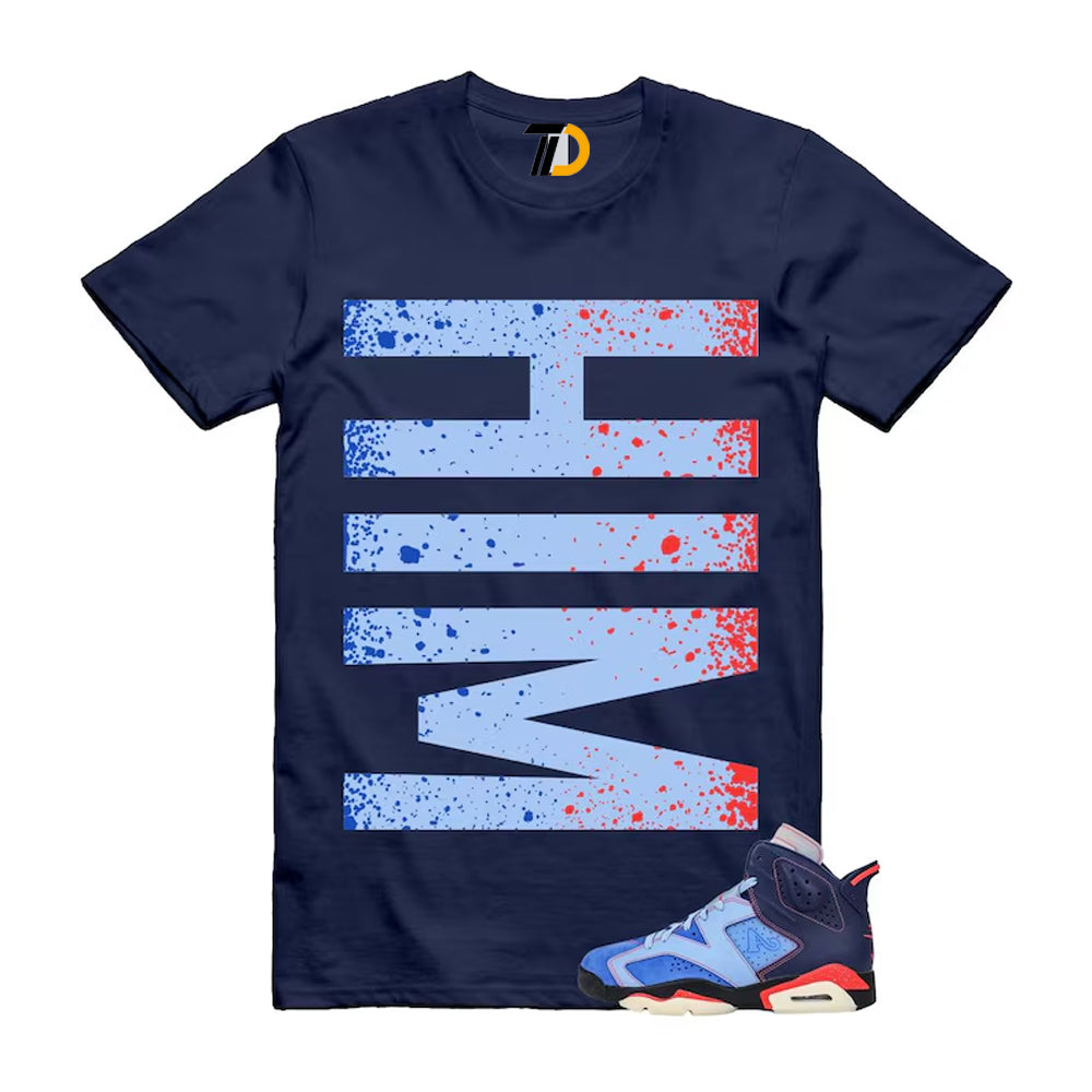 6 Blueberry Awake NY Midnight Navy Infrared 23 Game Shirt To Match Him T-Shirt 2026