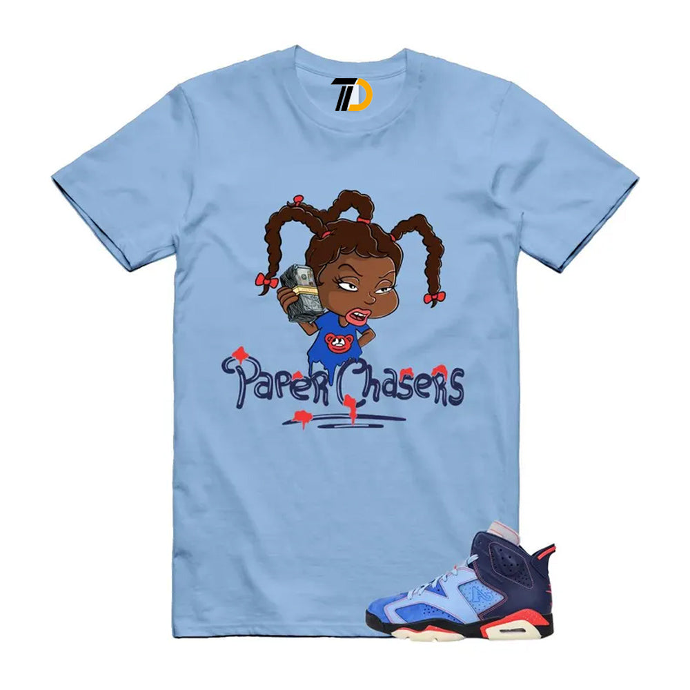 6 Blueberry Awake NY Midnight Navy Infrared 23 Game Shirt To Match Paper Chasers T-Shirt 2026