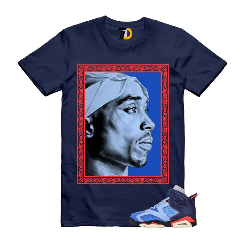 6 Blueberry Awake NY Midnight Navy Infrared 23 Game Shirt To Match Pac T-Shirt 2026