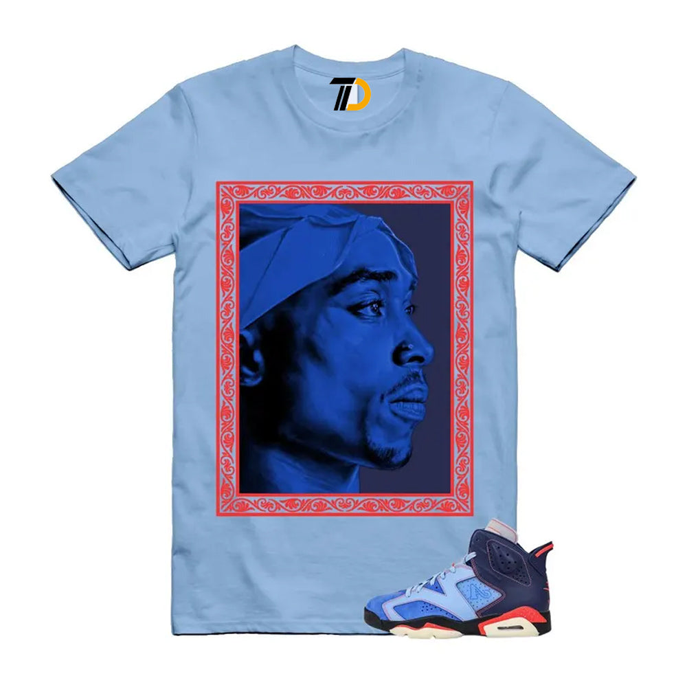 6 Blueberry Awake NY Midnight Navy Infrared 23 Game Shirt To Match Pac T-Shirt 2026